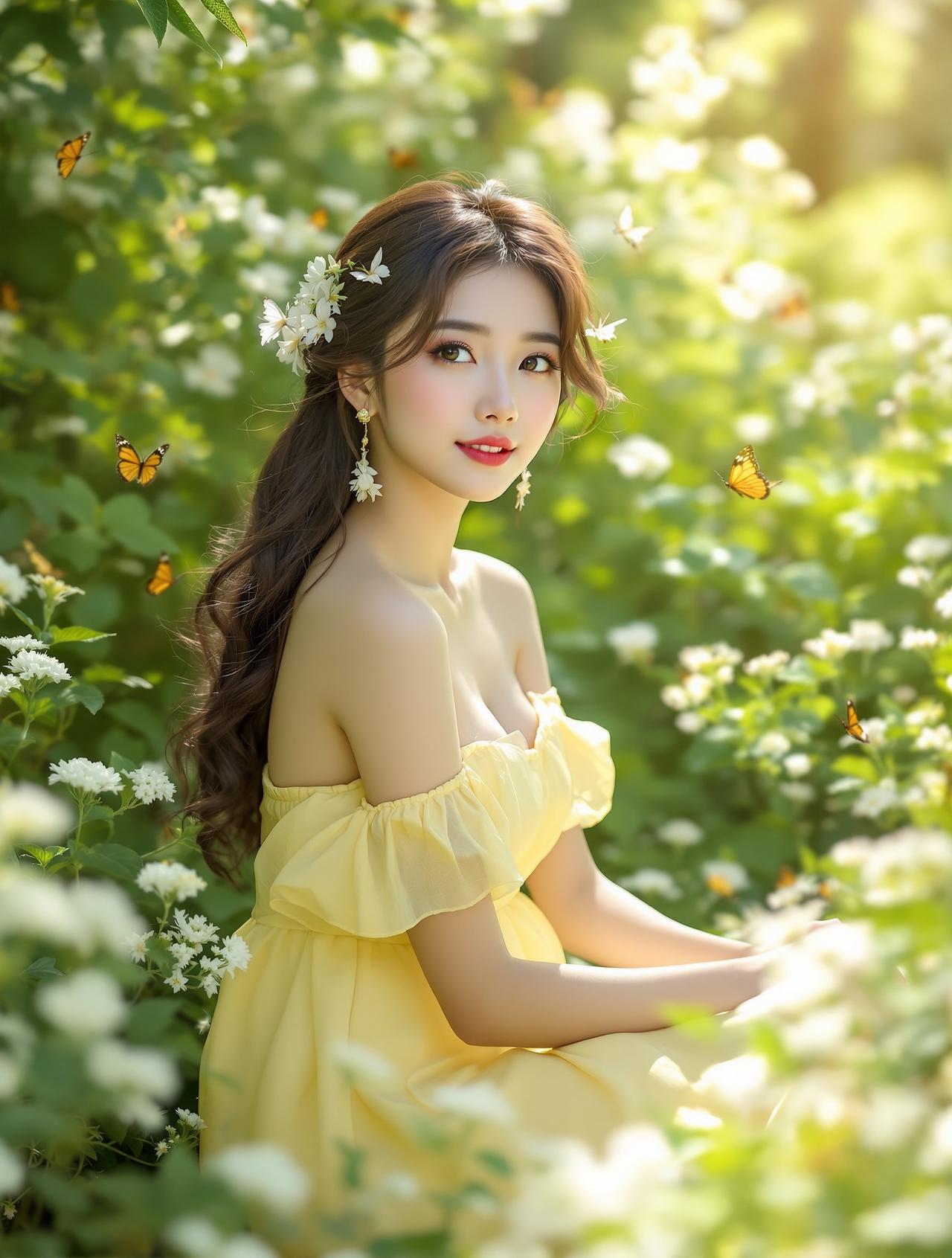 秀人私购-美女写真-午后花园